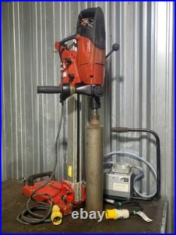 Hilti DD 150 110v Diamond Core Drill Drilling Rig Gast Vacuum Pump & Base Stand