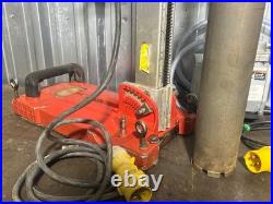 Hilti DD 150 110v Diamond Core Drill Drilling Rig Gast Vacuum Pump & Base Stand