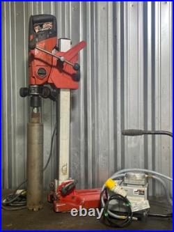 Hilti DD 150 110v Diamond Core Drill Drilling Rig Gast Vacuum Pump & Base Stand