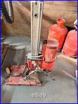 Hilti DD 160 E Diamond Core Drill Rig 110V With Stand & Accessories