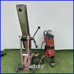 Hilti DD 200 diamond core drilling machine with a water feed hose drill stand