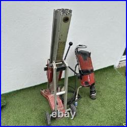 Hilti DD 200 diamond core drilling machine with a water feed hose drill stand