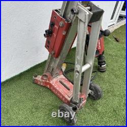 Hilti DD 200 diamond core drilling machine with a water feed hose drill stand