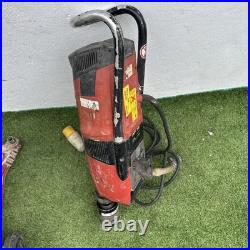Hilti DD 200 diamond core drilling machine with a water feed hose drill stand