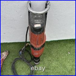 Hilti DD 200 diamond core drilling machine with a water feed hose drill stand