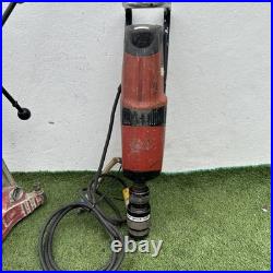 Hilti DD 200 diamond core drilling machine with a water feed hose drill stand
