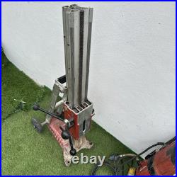 Hilti DD 200 diamond core drilling machine with a water feed hose drill stand
