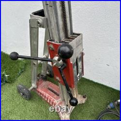 Hilti DD 200 diamond core drilling machine with a water feed hose drill stand