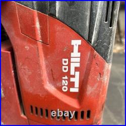 Hilti Dd120 Diamond Core Drill Machine With Drainage Pad Used Working