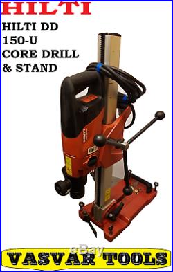 Hilti Dry / Wet Core Drill Hilti DD 150-U 120V Diamond Coring Drill with stand