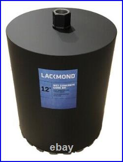Lackmond 12-Inch Wet Cured Concrete Diamond Core Drill Segmented Bit 1-1/4-7