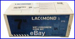 Lackmond 7-Inch Wet Cured Concrete Diamond Core Drill Segmented Bit 1-1/4-7