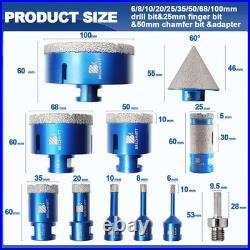 M14 Diamond Core Hole Saw Hole Cutter Tile Porcelain Glass Drill Bit Cutter