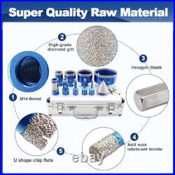 M14 Diamond Core Hole Saw Hole Cutter Tile Porcelain Glass Drill Bit Cutter