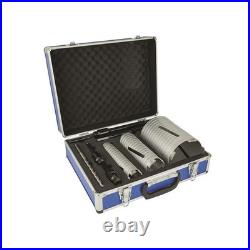 MEXCO Slotted Dry Core Drill X90 Grade Kit, 7 Piece