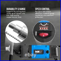 MSW Diamond Core Drill 1900 W 42,720 Blows/Min Concrete Dry Core Drill