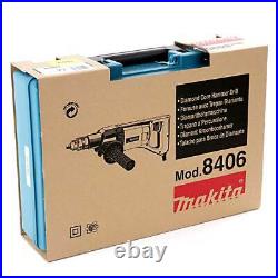 Makita 8406 13mm Diamond Core & Hammer Drill 850w with Case 240V + LXT600 Bag