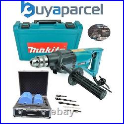 Makita 8406 Diamond Core Drill Rotary Percussion 240V Electricians 7PC Core Set