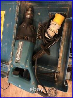 Makita 8406 Diamond Core Drill with carry case, handle and chuck key
