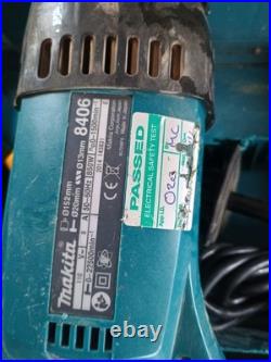 Makita 8406 diamond core drill 110v DIY site tool home business vgc