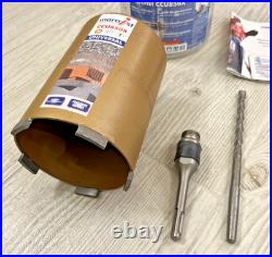 Marcrist CCU850X Diamond Core, dia 112mm x 165mm with arbor & drill bit, NEW