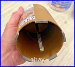 Marcrist CCU850X Diamond Core, dia 112mm x 165mm with arbor & drill bit, NEW