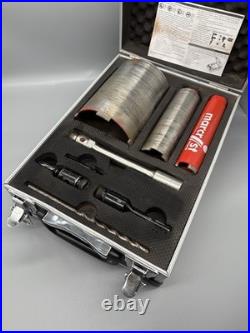 Marcrist Core Drill Set Hole Cutters With Case Clean Condition