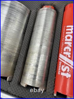 Marcrist Core Drill Set Hole Cutters With Case Clean Condition