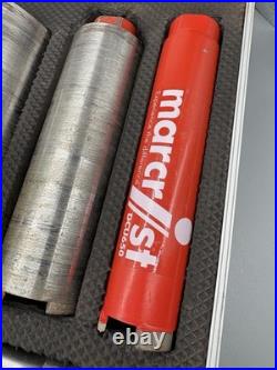 Marcrist Core Drill Set Hole Cutters With Case Clean Condition