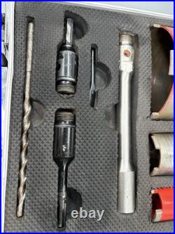 Marcrist Core Drill Set Hole Cutters With Case Clean Condition