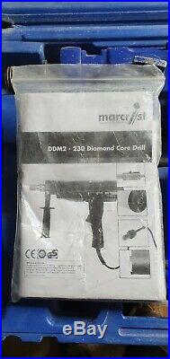 Marcrist DDM2 240v Diamond core drill wet dry coring 2 speed drilling