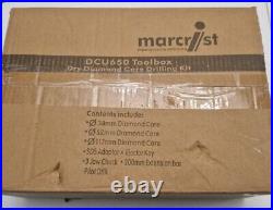 Marcrist Diamond Professional Core Drill Bit Set 3 Core 38mm 52mm 117mm DCU650