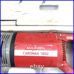 Maxima Caromax 1800 Core Drill With Case 3 Laser Gold Bits