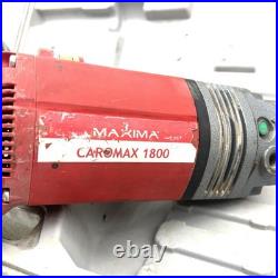 Maxima Caromax 1800 Core Drill With Case 3 Laser Gold Bits