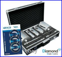 Mexco 11 Piece Dry Diamond Core Drill Bit Set Kit With 115mm Diamond Blade Pack