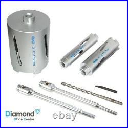 Mexco 7pc Diamond Core Drill Kit with 115mm Diamond Blade Triple Pack