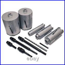 Mexco DCX90 11 Piece Dry Diamond Core Drill Kit A10DCDKIT57