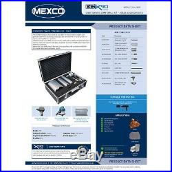 Mexco DCX90 9 Piece Dry Diamond Core Drill Bit Set With Extraction Unit NEW