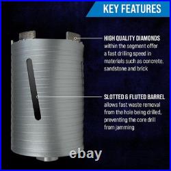 Mexco DCX90 Slotted Dry Core Drill, High-Performance Diamond Core for Drilling