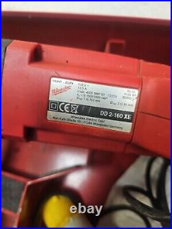 Milwaukee DD2-160XE 110v 2 Speed Dry Diamond Core Drill- Used