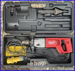 Milwaukee DD 2-160 Xe 110v Heavy Duty Core Drill in case! TESTED AND PAT TESTED