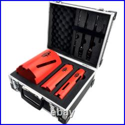Minotaur Diamond Core Red Drill Bit Three Builder Jobsite Set 67699