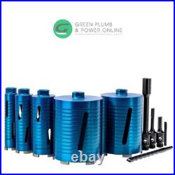 OX 5 Core Drill Set & Accessories Diameter 38mm, 52mm, 65mm, 117mm, 127mm