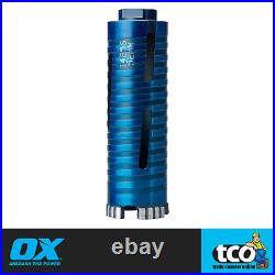 OX Dry Diamond Core Drill Bits Starter Pack with Accessories and Aluminium Case