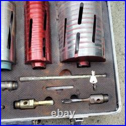 OX Spectrum Pro Dry Core Drill Bit Case MS5 5-CORE & ACCESSORIES KIT IN CASE