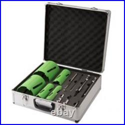 Premier DC12864 12 Piece Diamond Core Kit Dry Set Complete In Case