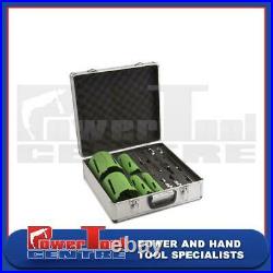 Premier DC12864 12 Piece Dry Diamond Core Drill Kit With Protective Carry Case