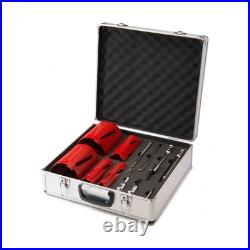 Rothenberger 89020 Dry Diamond Core Drill Kit Set 42, 52, 65, 117 & 127mm Cores