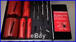 * Rothenberger Dry Diamond Core Kit R89020-12 Piece Drilling Set