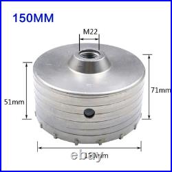 SDS plus Wall Hole Saw Drill Bit Concrete Hole Saw with round Shaft 30-160Mm Hol